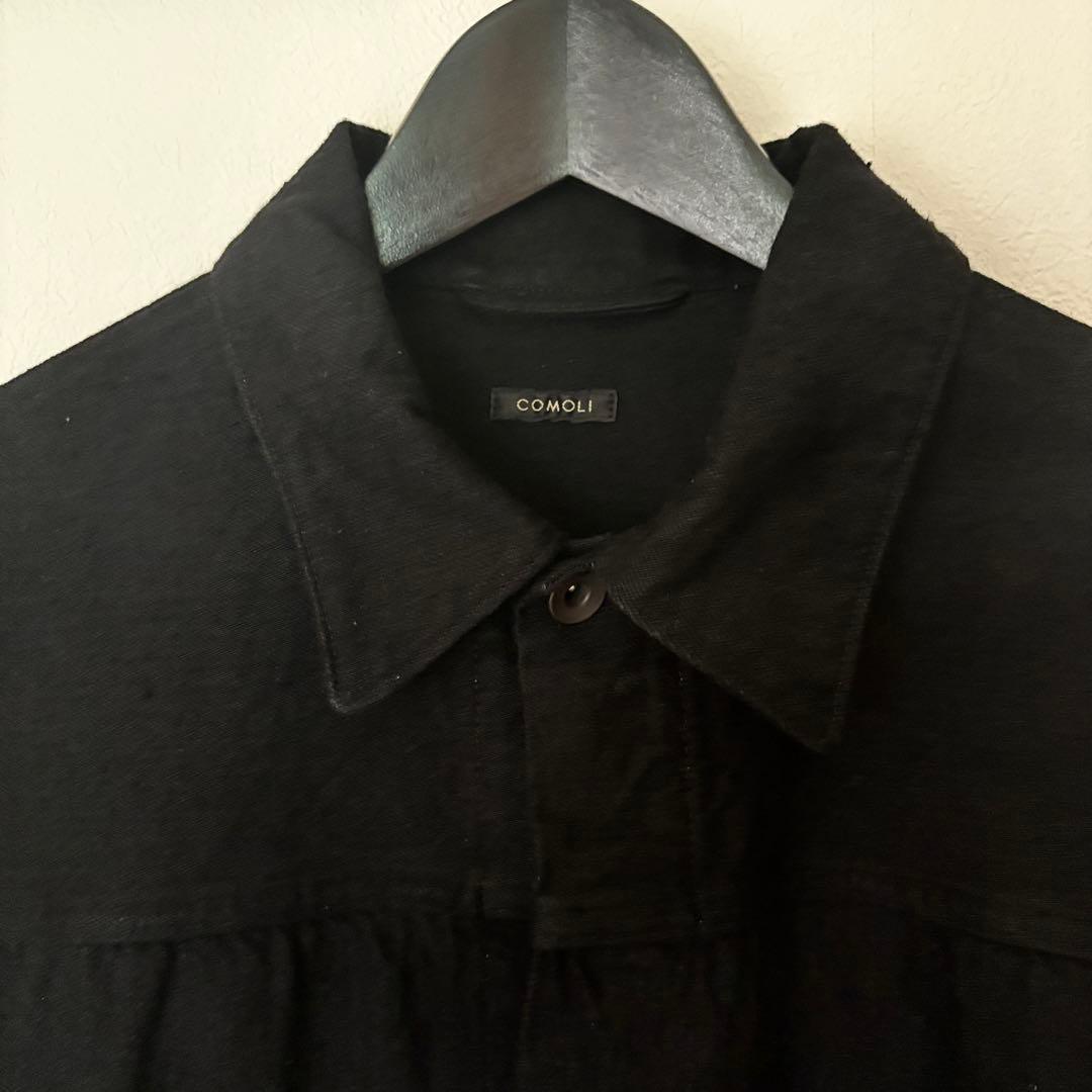 24AW COMOLI デニムジャケット 黒 ブラック A03-01001