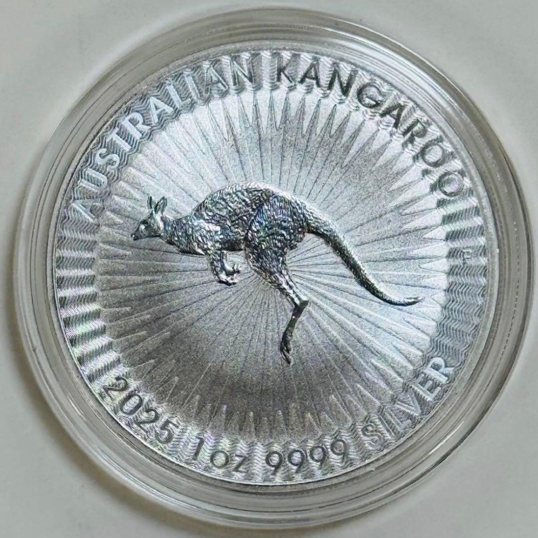 オーストラリア2025年カンガルー1oz記念銀貨 未使用品D05