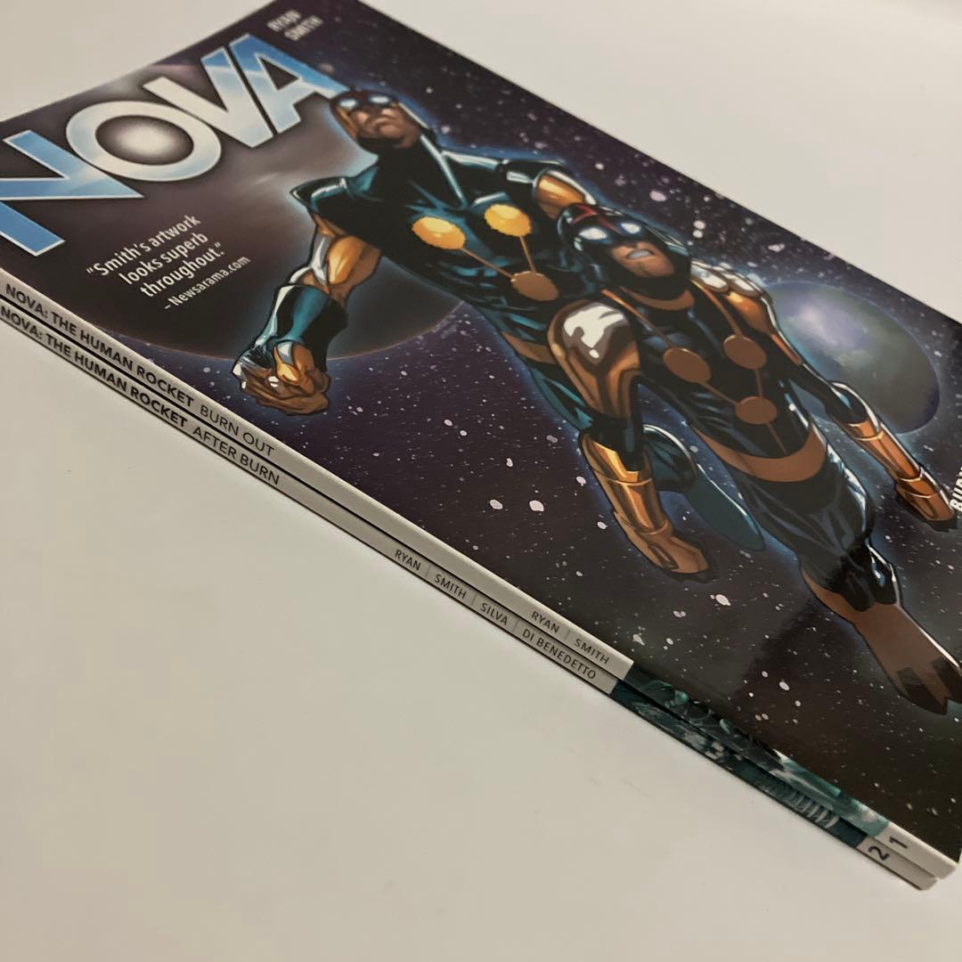 アメコミ・英語　NOVA: THE HUMAN ROCKET　全2巻セット