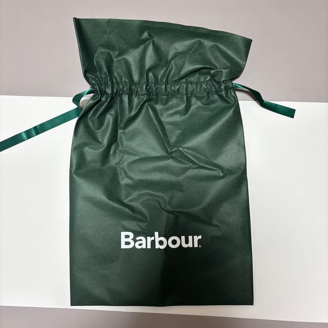 Barbour ブラック キルティングベスト 42
