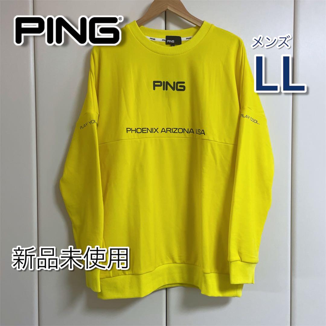⭐️新品　ping ピン　クルーネックプルオーバー　LL