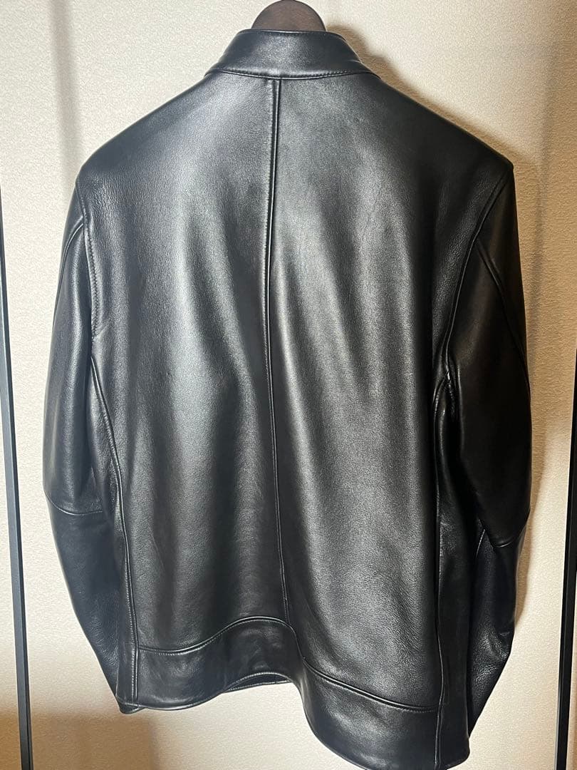 ショット schott ラムレザーシングルライダースジャケット Lサイズ