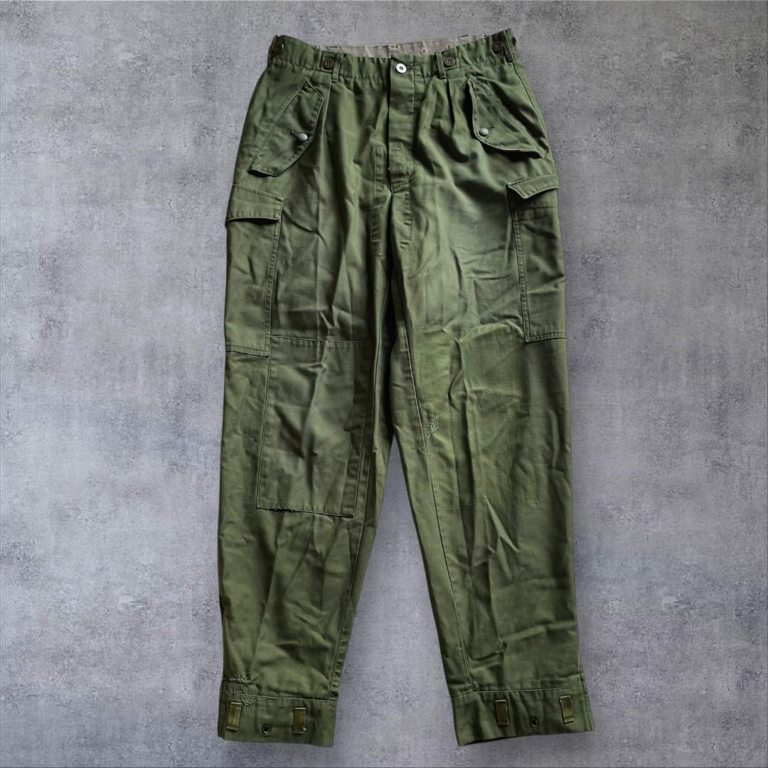 スウェーデン軍 M59 カーゴパンツ 補修跡 雰囲気抜群