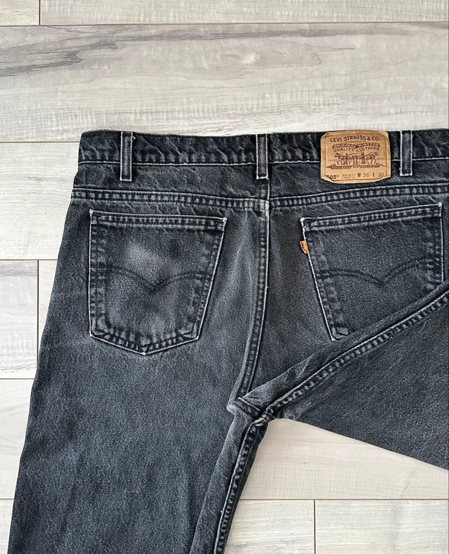 【フェード◎/サイズ◎】 90s USA製 Levi’s 505 ブラック