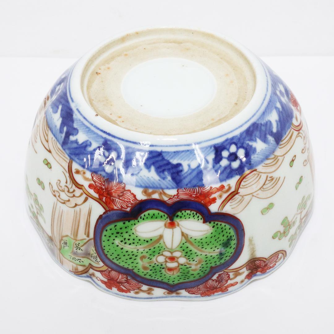 古伊万里　小鉢　染付 金彩　5客