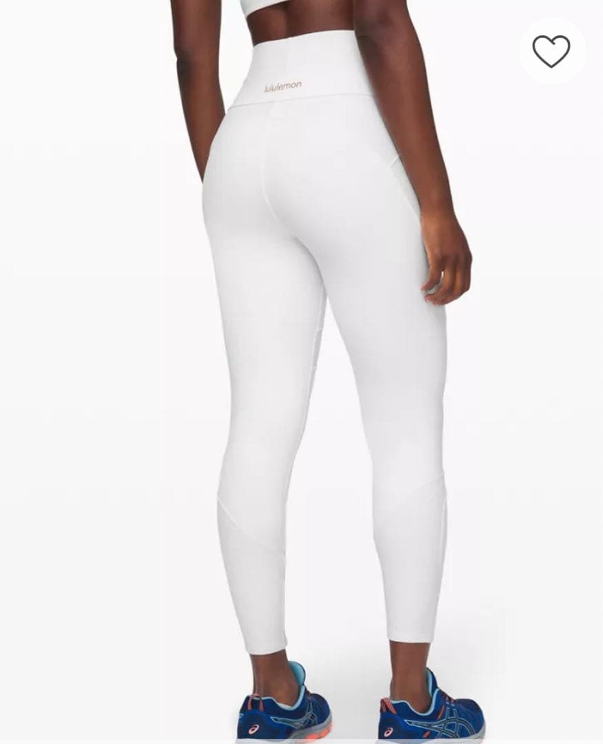 lululemon ルルレモン♡レアなホワイト レギンス ヨガ サイズ2