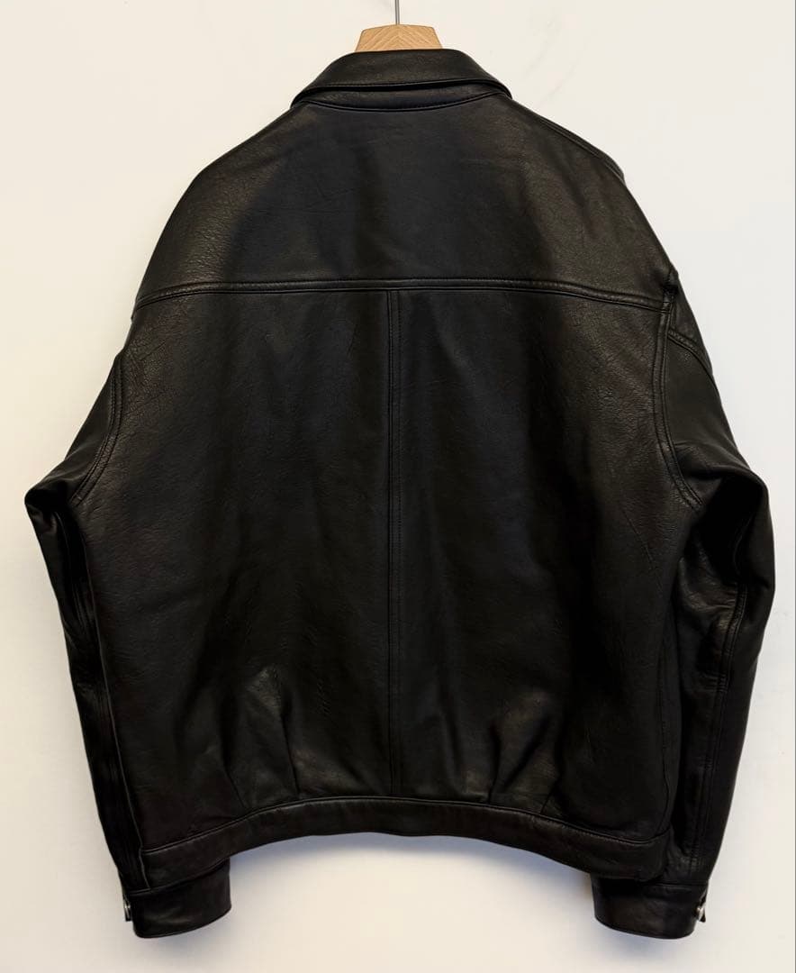 美品 25年モデル ジャーナルスタンダード ラムレザー トラッカージャケット L