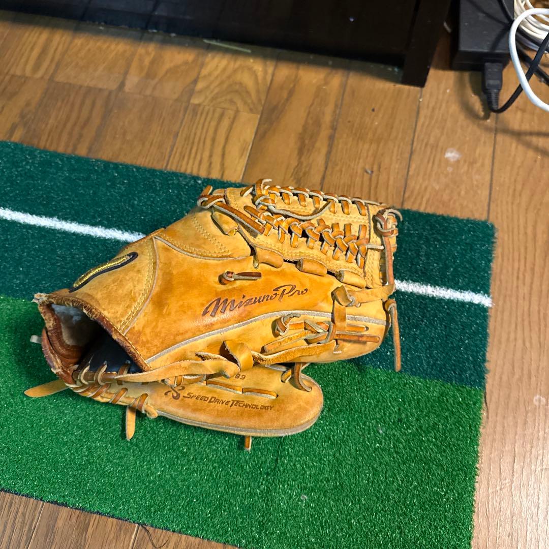 Mizuno Pro 軟式グローブ ブラウン