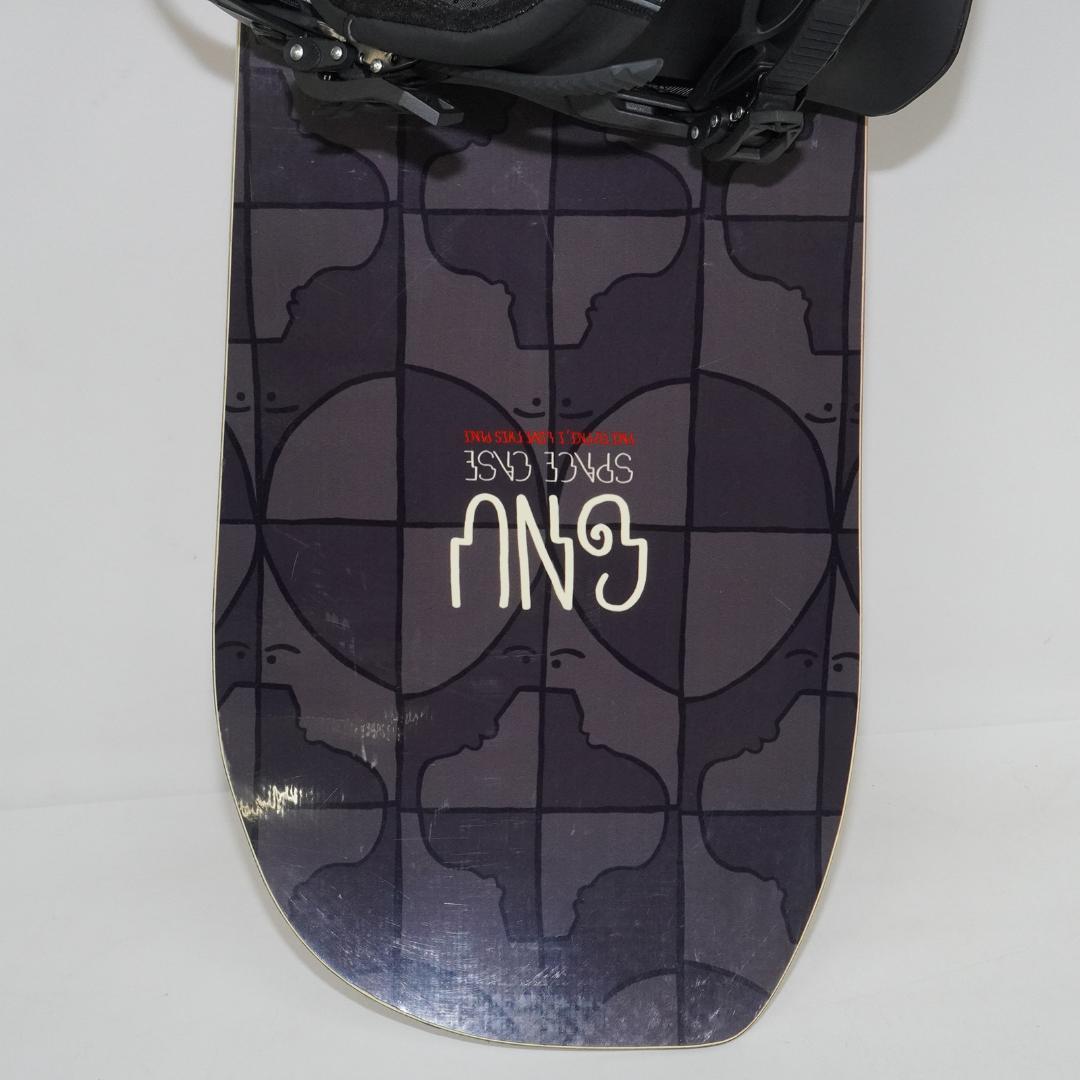 GNU SPACE CASE 153cm スノーボード ビンディング付き