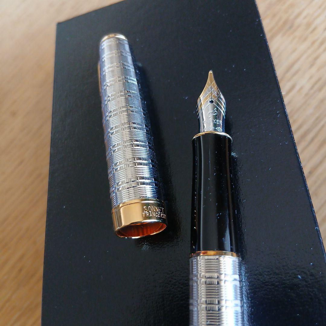 Parker Sonnet 万年筆 シルバー・ゴールド