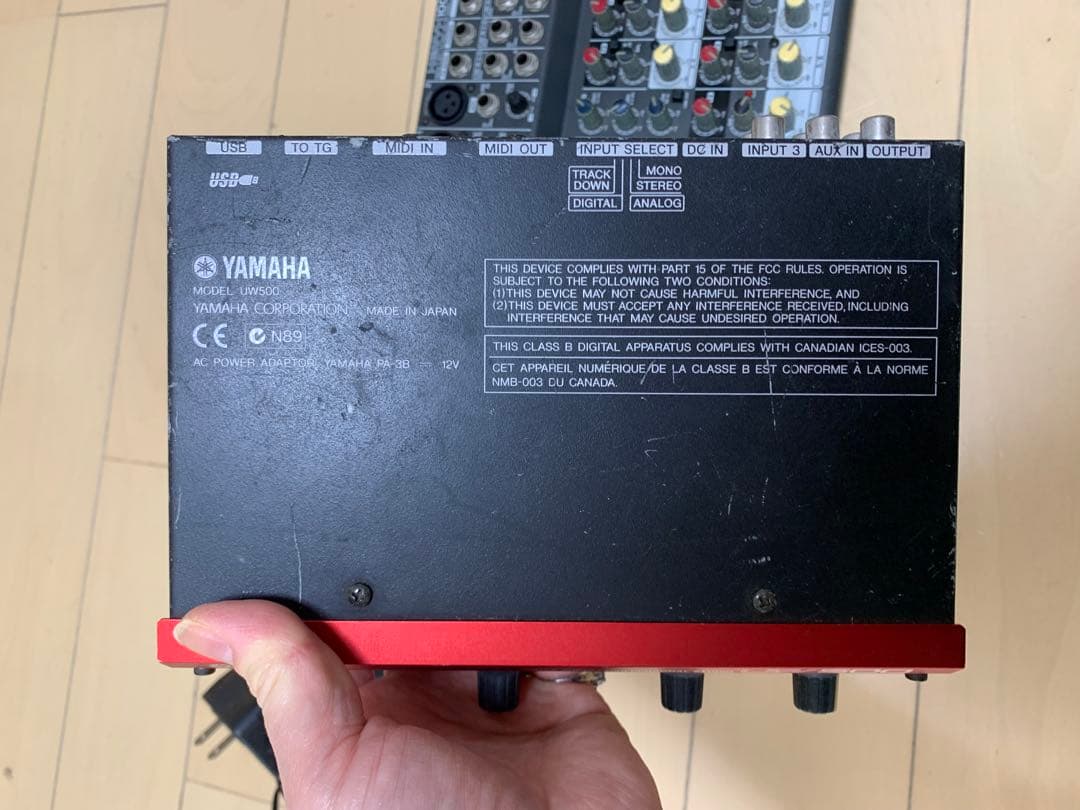 &中古ZOOM G2.1u/UW500/BEHRINGER XENYX 1002