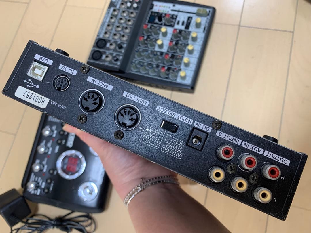 &中古ZOOM G2.1u/UW500/BEHRINGER XENYX 1002