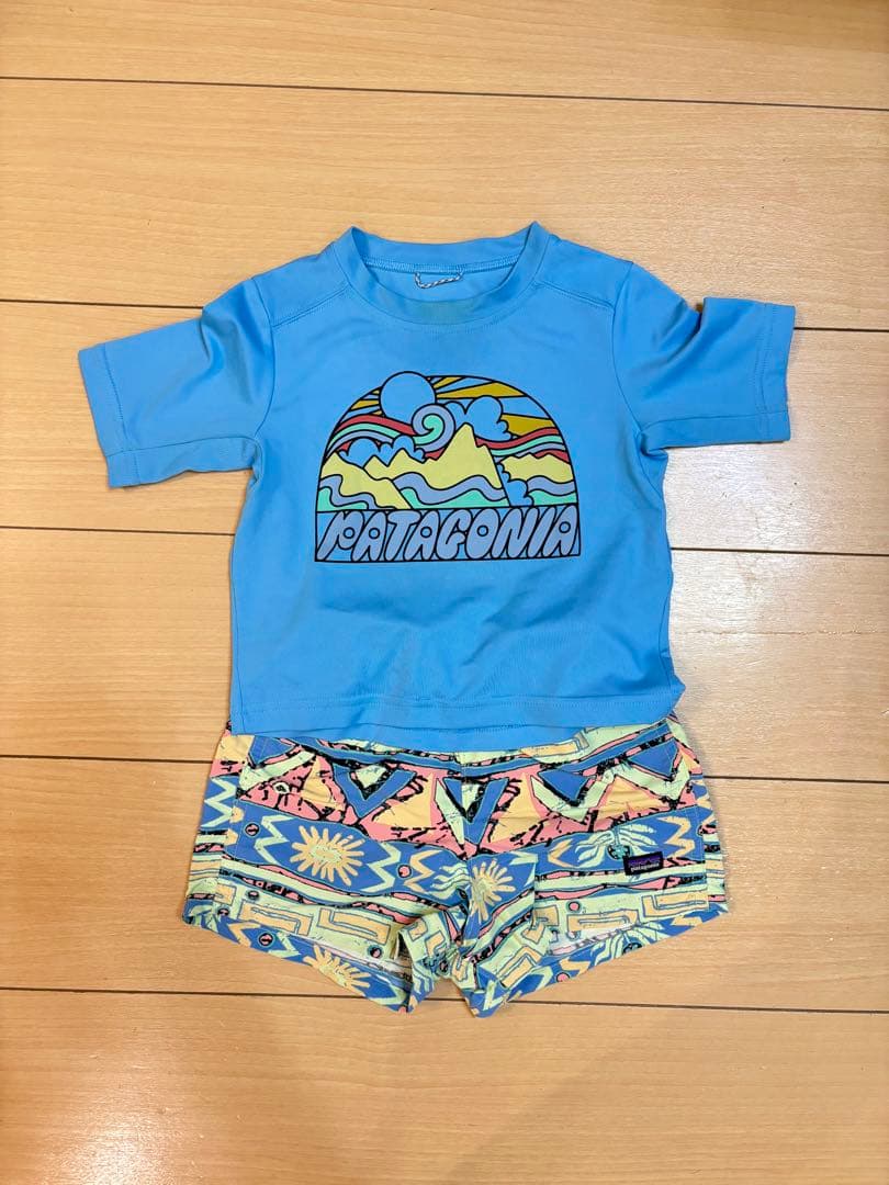 パタゴニア　キャプリーン・シルクウェイト　Tシャツ　ボトムセット　水着