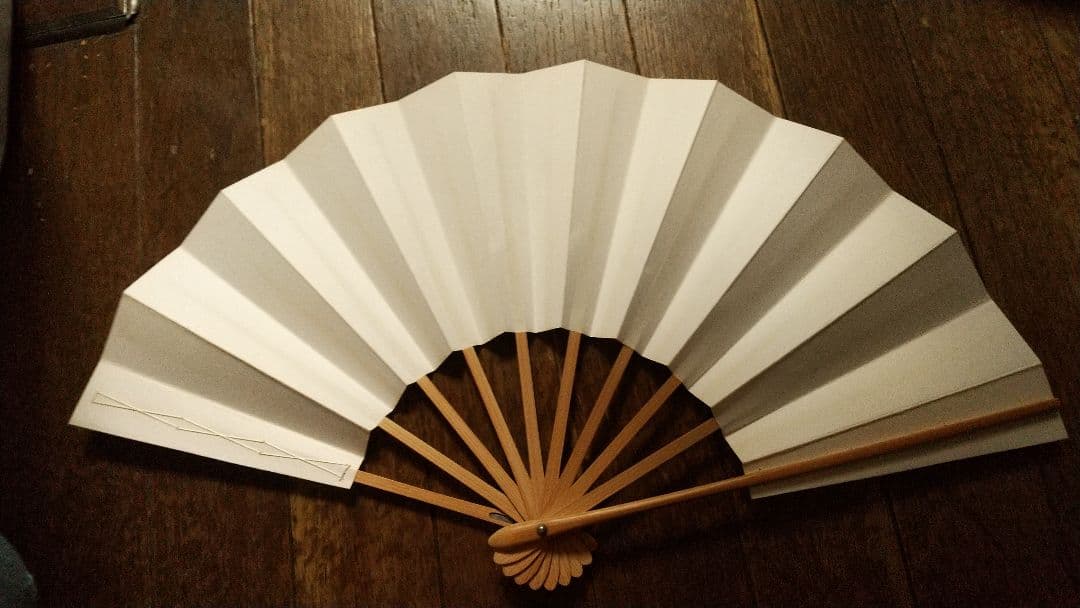 囲碁棋士　武宮正樹　肉筆扇子　本因坊