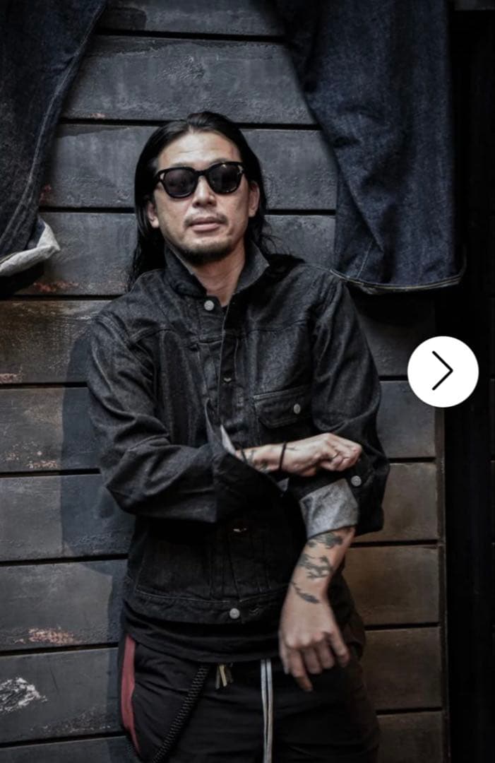 2107BK Type1 Black Denim Jacket フルカウント