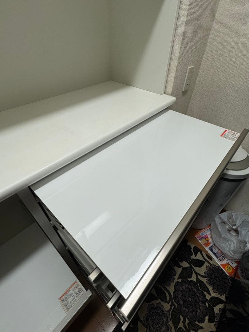 Taka！島忠　作業台付き食器棚　120