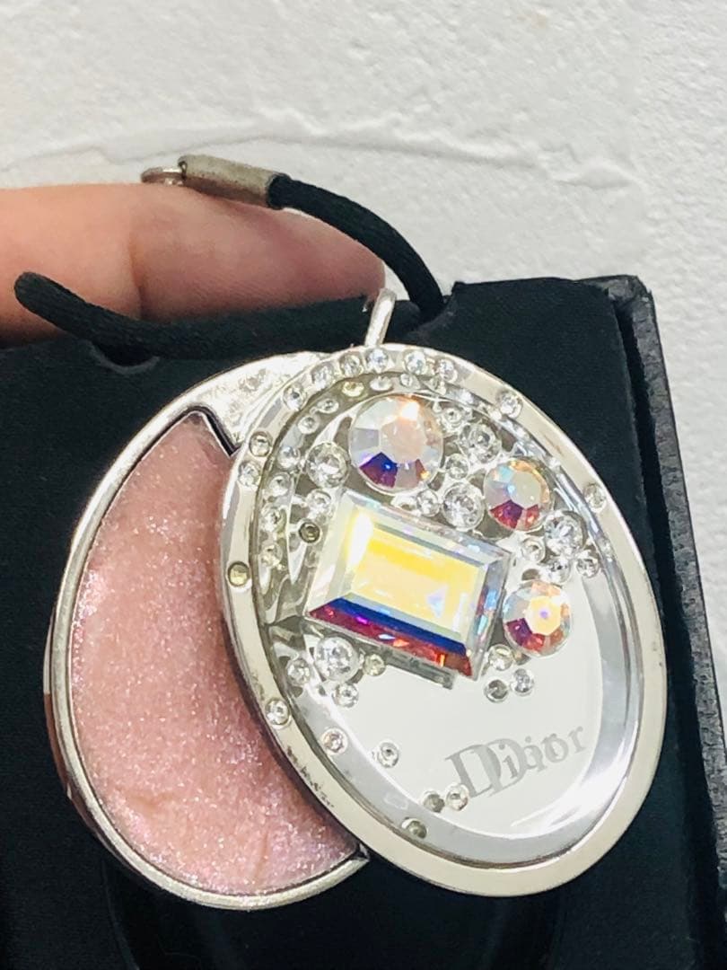 希少！Dior リップグロス ペンダントスワロフスキー