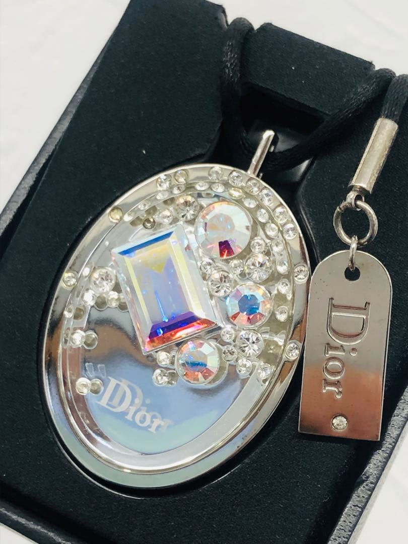 希少！Dior リップグロス ペンダントスワロフスキー