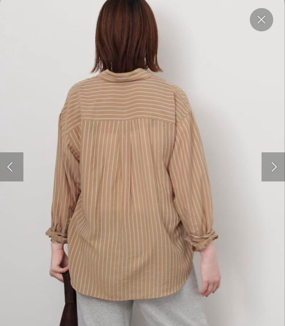 【JOURNAL STANDARD relume】ダブルストライプソフトシャツ