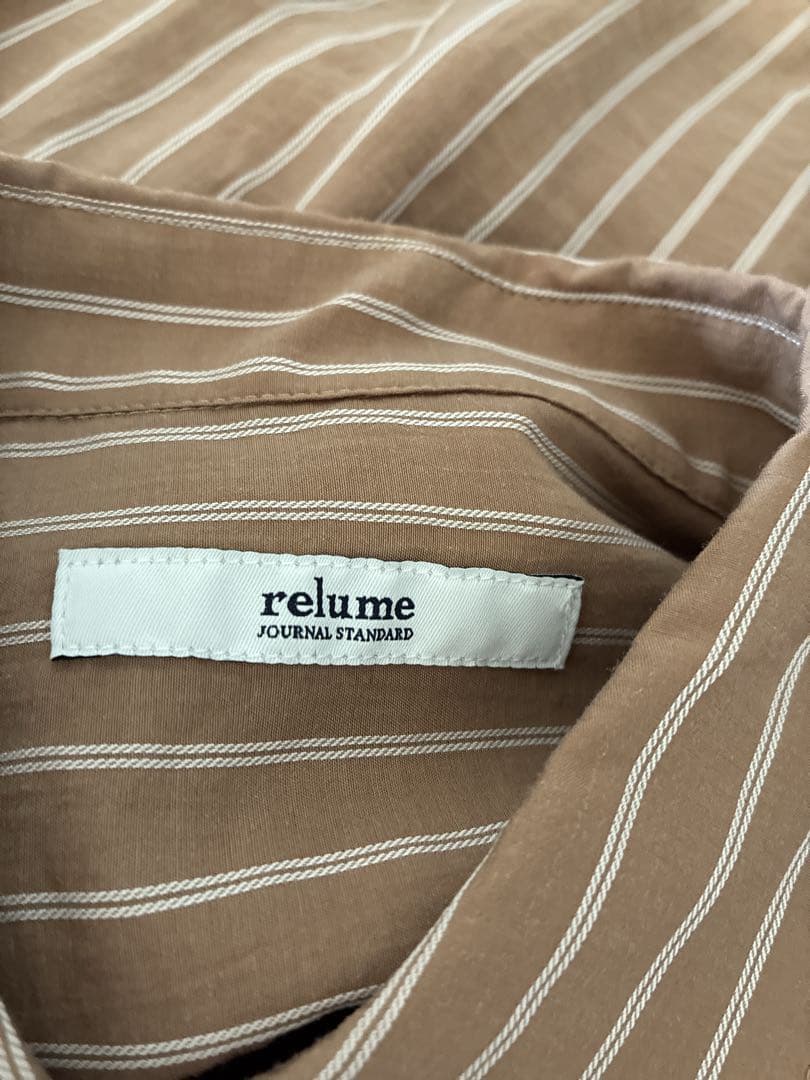 【JOURNAL STANDARD relume】ダブルストライプソフトシャツ