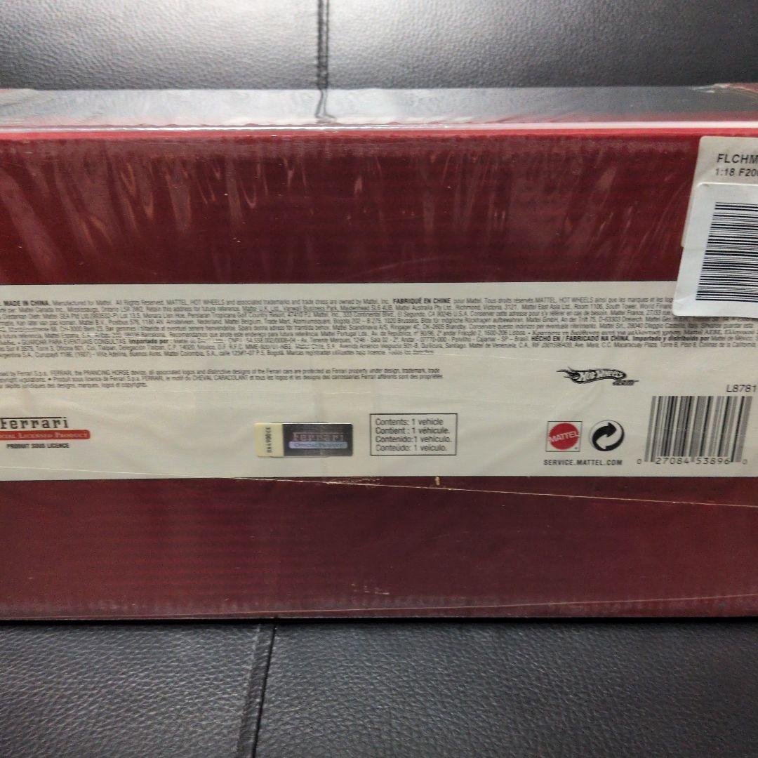 【美品】ホットウィール 1/18 フェラーリ F2008 K.ライコネン