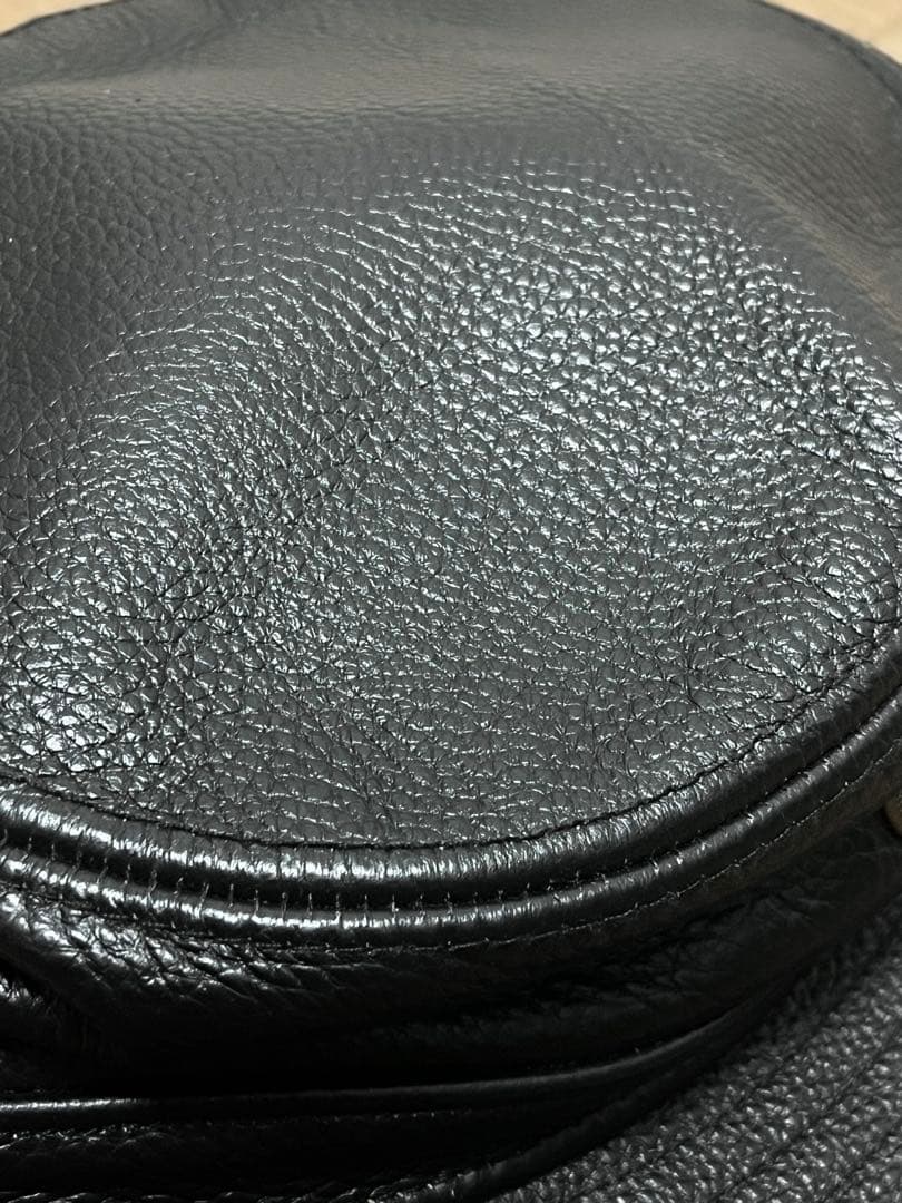 超希少　AIME LEON DORE シボ革レザー　サファリハット　バケハ　黒