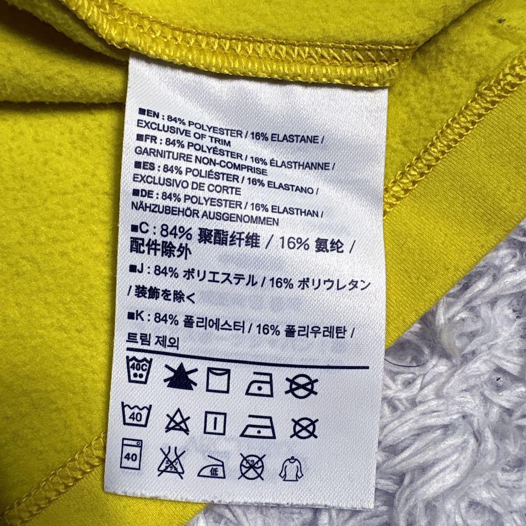 アークテリクス zoa hoody サムホール ハーフジップ フリース M 黄色