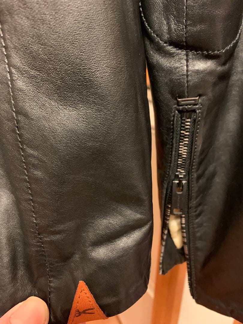 DENHAM デンハム　ブラックレザー ジャケット