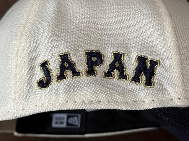 【WBC2026】侍Japan”J” クリームネイビー/NEWERA9FIFTY