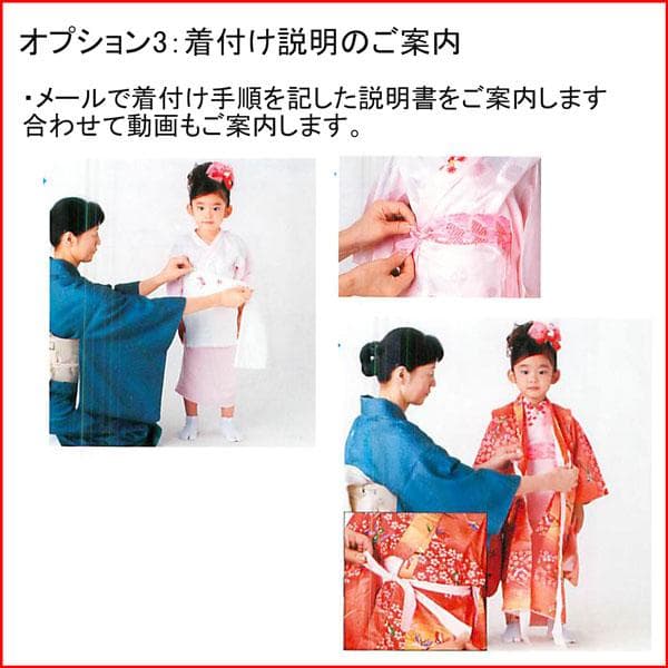 七五三 三歳 女児 被布着物フルセット 刺繍入り 水色×白色 お仕立て無料