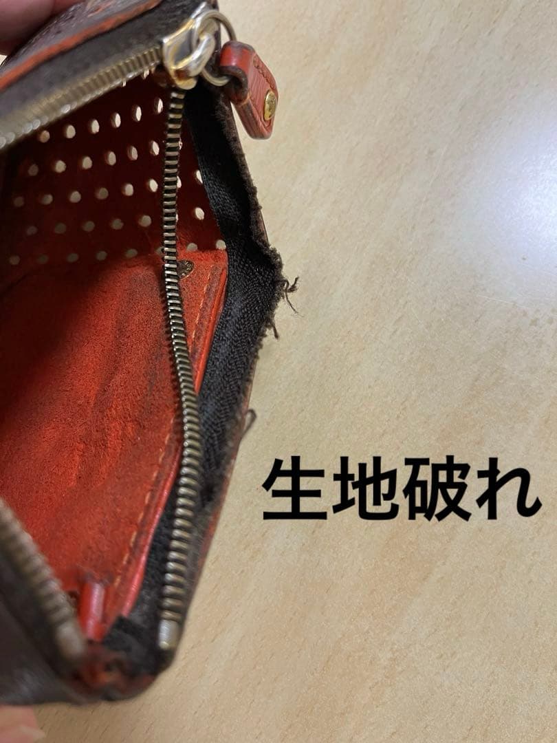 ルイヴィトン　キーケース　モノグラム ペルフォ ポシェット クレ ※ダメージ大