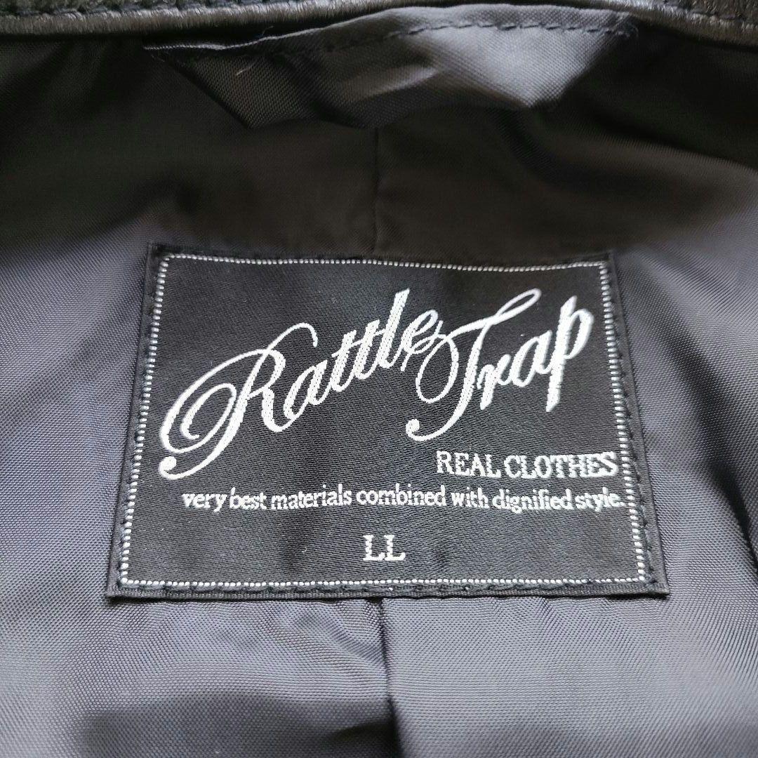 未使用 Rattle Trap メンズビギ シングルライダースジャケット 羊革