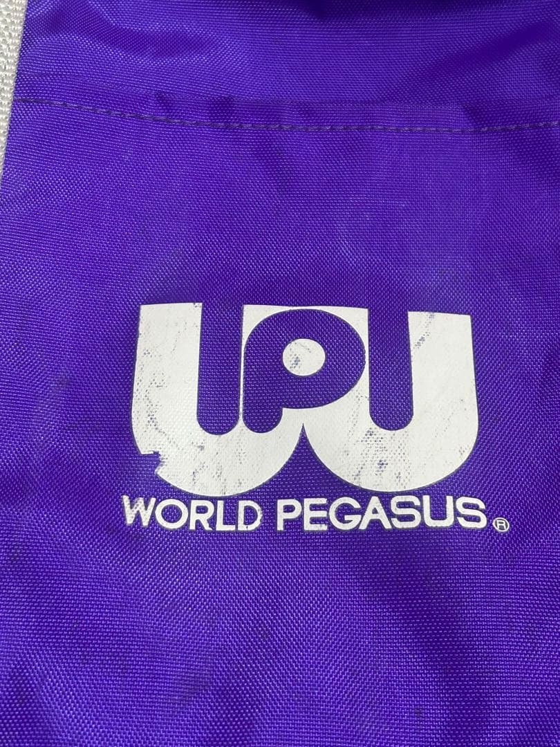 旧ワッペ　紫　公式品　ワールドペガサス　スクバ
