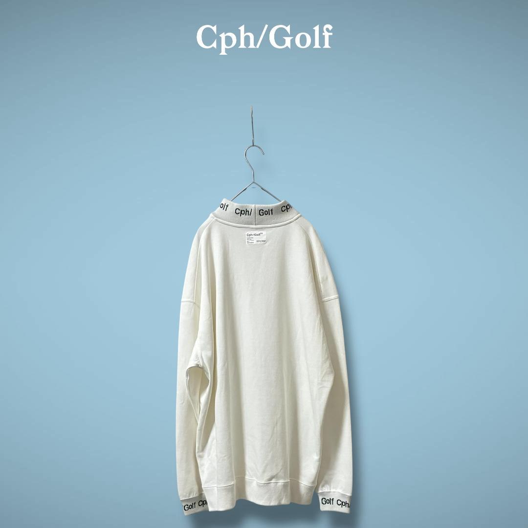 Cph/Golf キャプテンズヘルムゴルフ モックネック ロングスリーブTシャツ