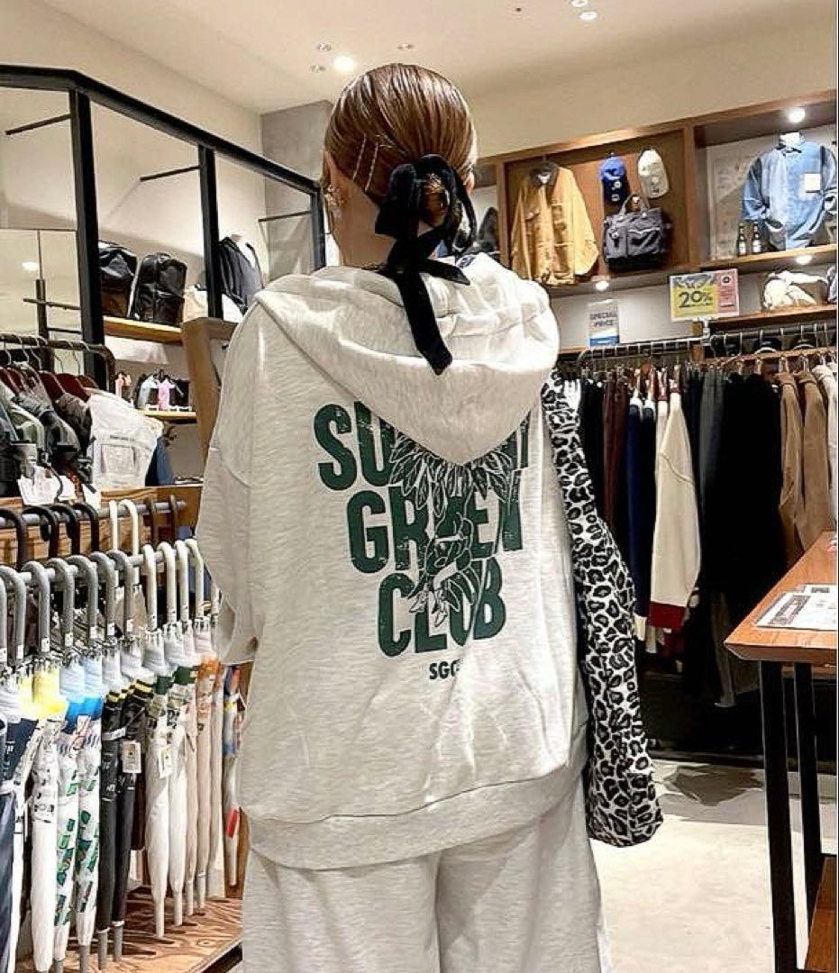完売品 ニコアンド てぃら アソートBIGパーカー オートミール