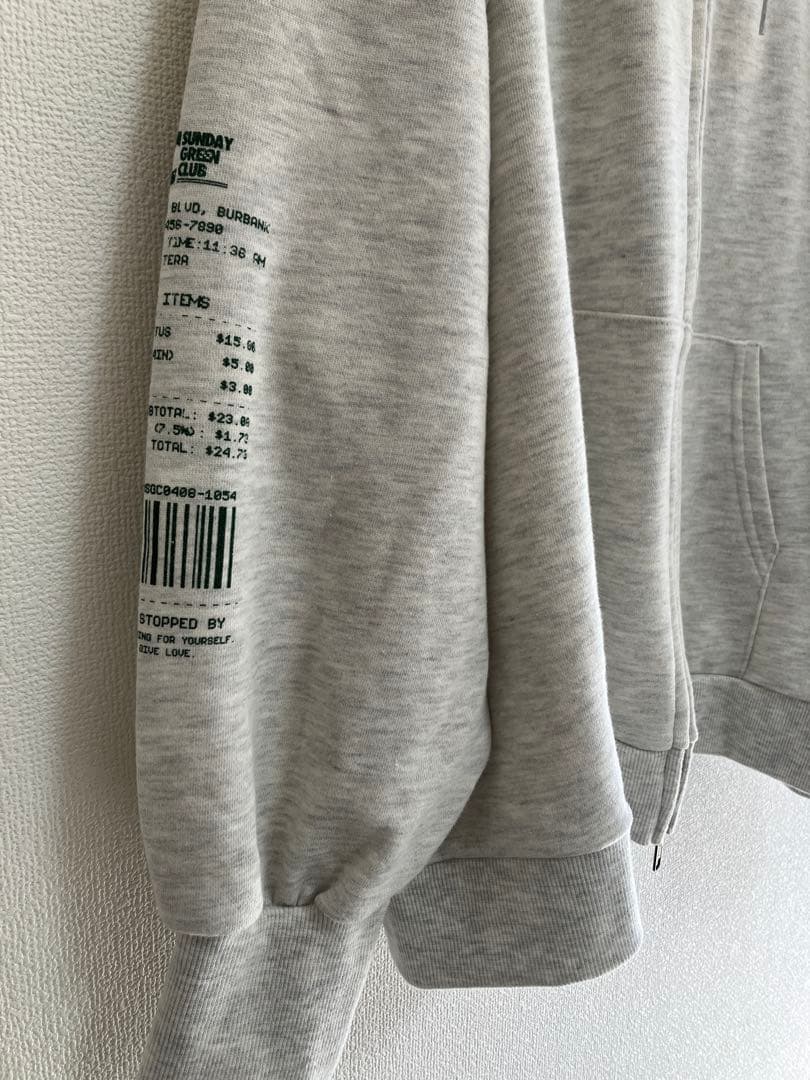 完売品 ニコアンド てぃら アソートBIGパーカー オートミール