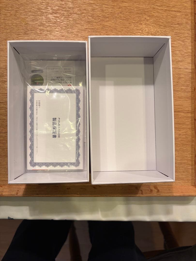 FINE CADDIE ゴルフ用距離計 黒 ケース付き
