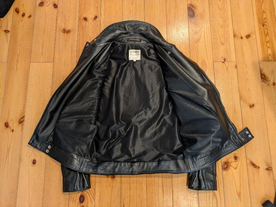 LewisLeathers ルイスレザー サイクロン タイトフィット 38 黒