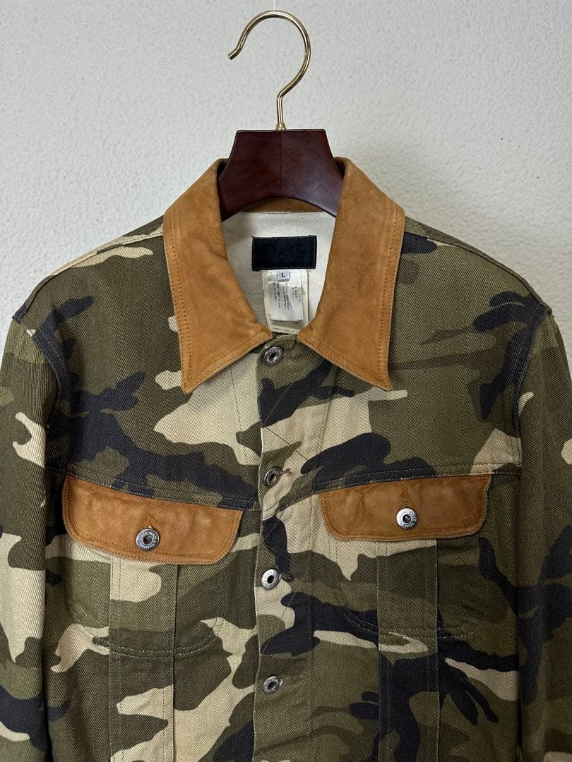 ジャケット・アウター DOLCE&GABBANA Leather Camo Jacket