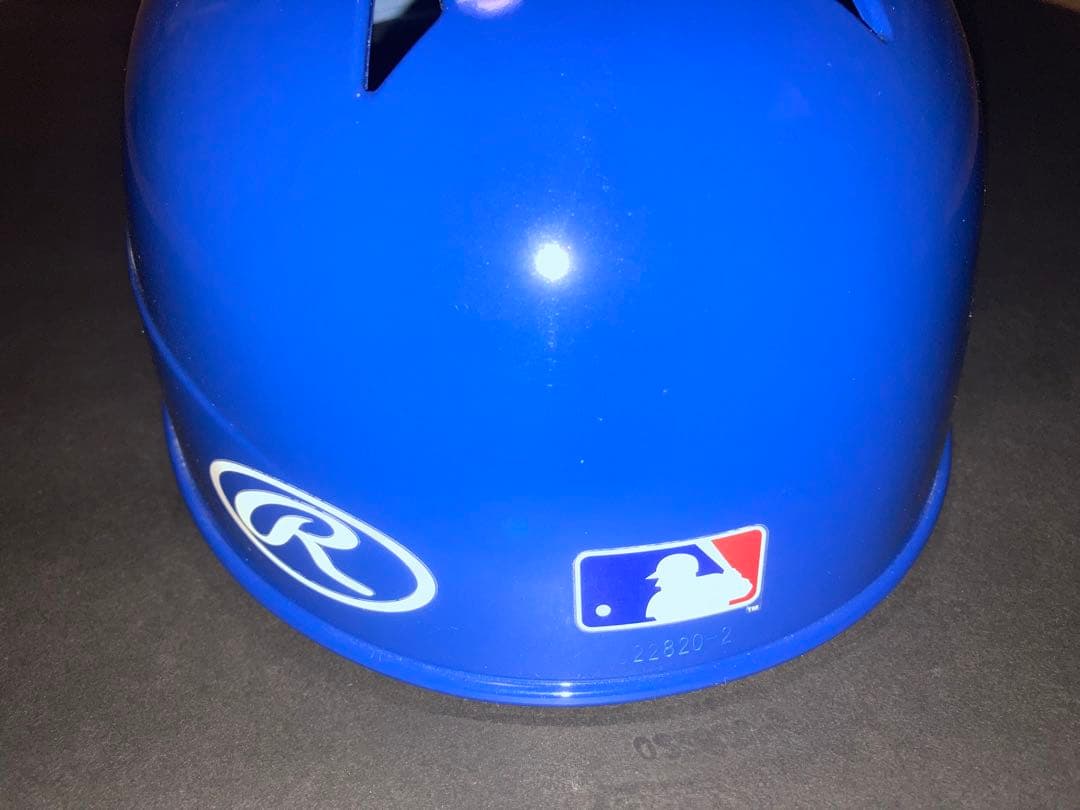 【けんちゃん】MLBオーセンティックベースコーチ捕手用ヘルメット新品