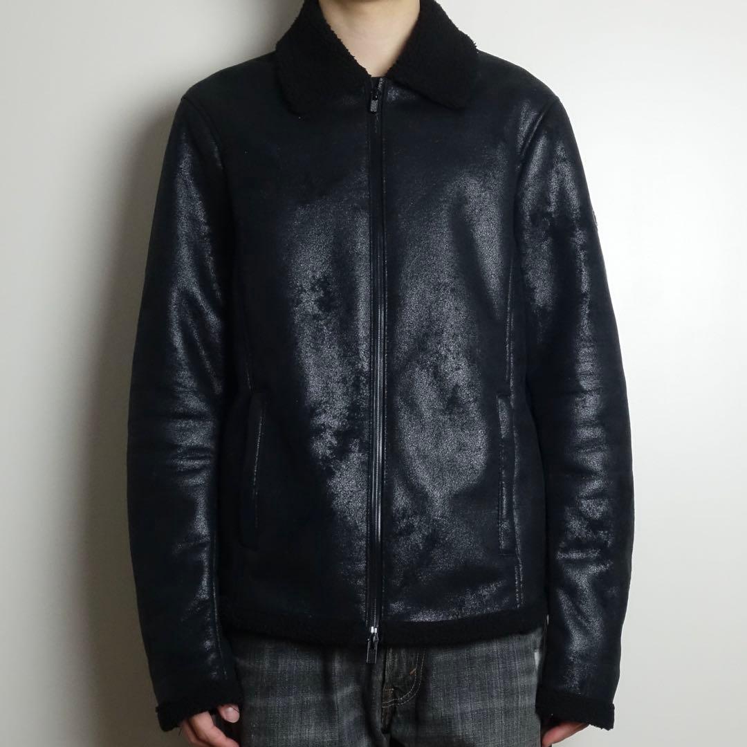 ジャケット・アウター Armani Exchange Fake Suede Mouton Jacket