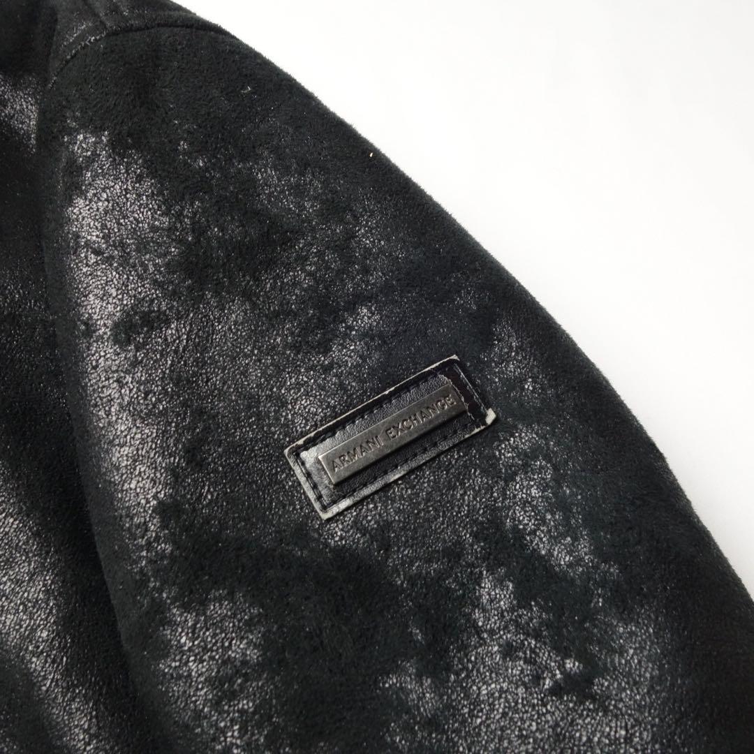 ジャケット・アウター Armani Exchange Fake Suede Mouton Jacket