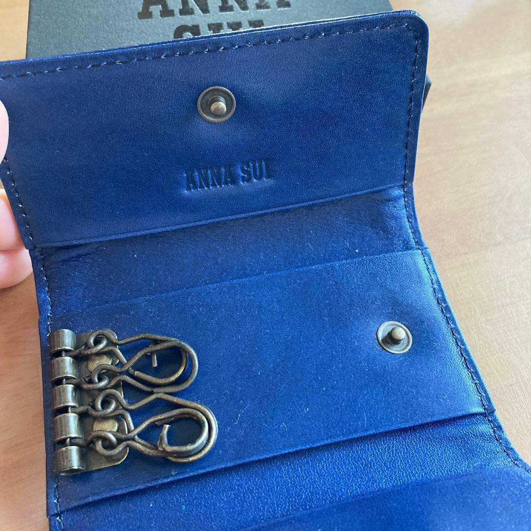 ANNA SUI キーケース　ブルー