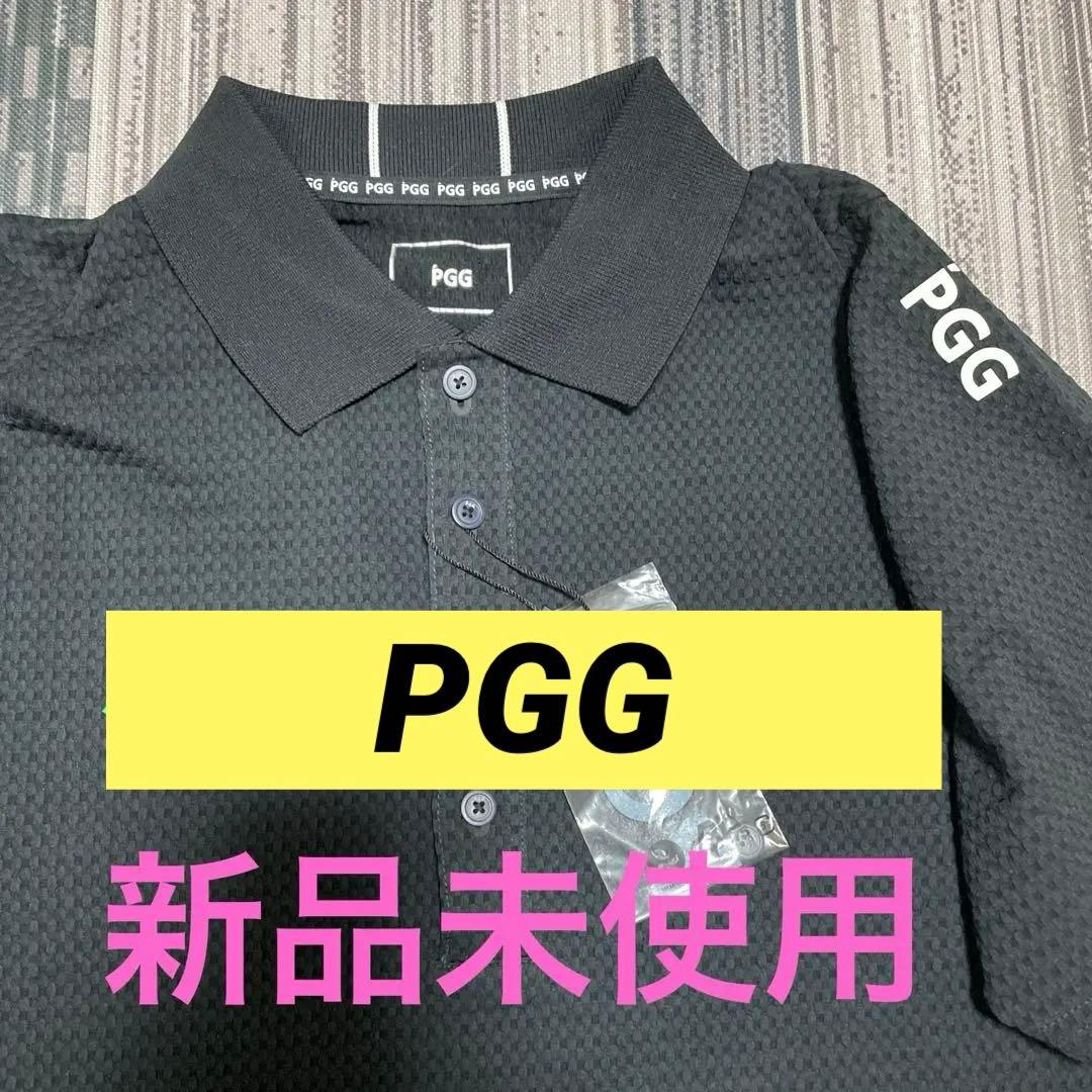 お値下げ❣️新品❣️パーリーゲイツ　PGG 黒 ポロシャツ メッシュ素材