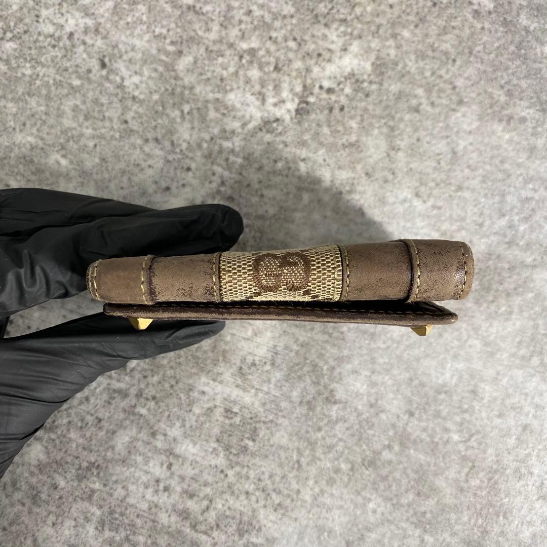 小物 GUCCI Studded Leather Key Case