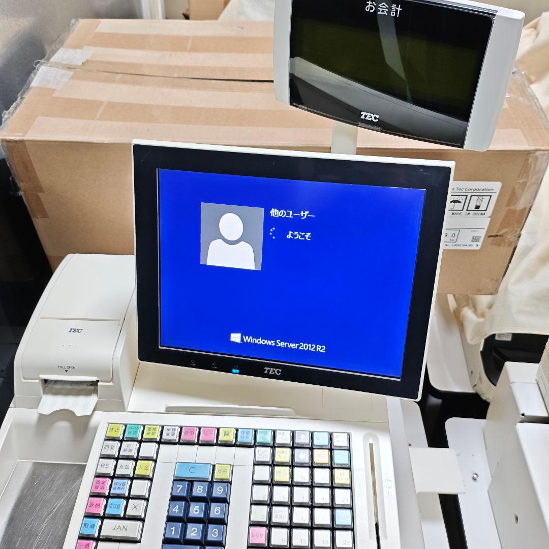 【ルミ】東芝TEC テック POSレジ M-8750 (MM) マスター機