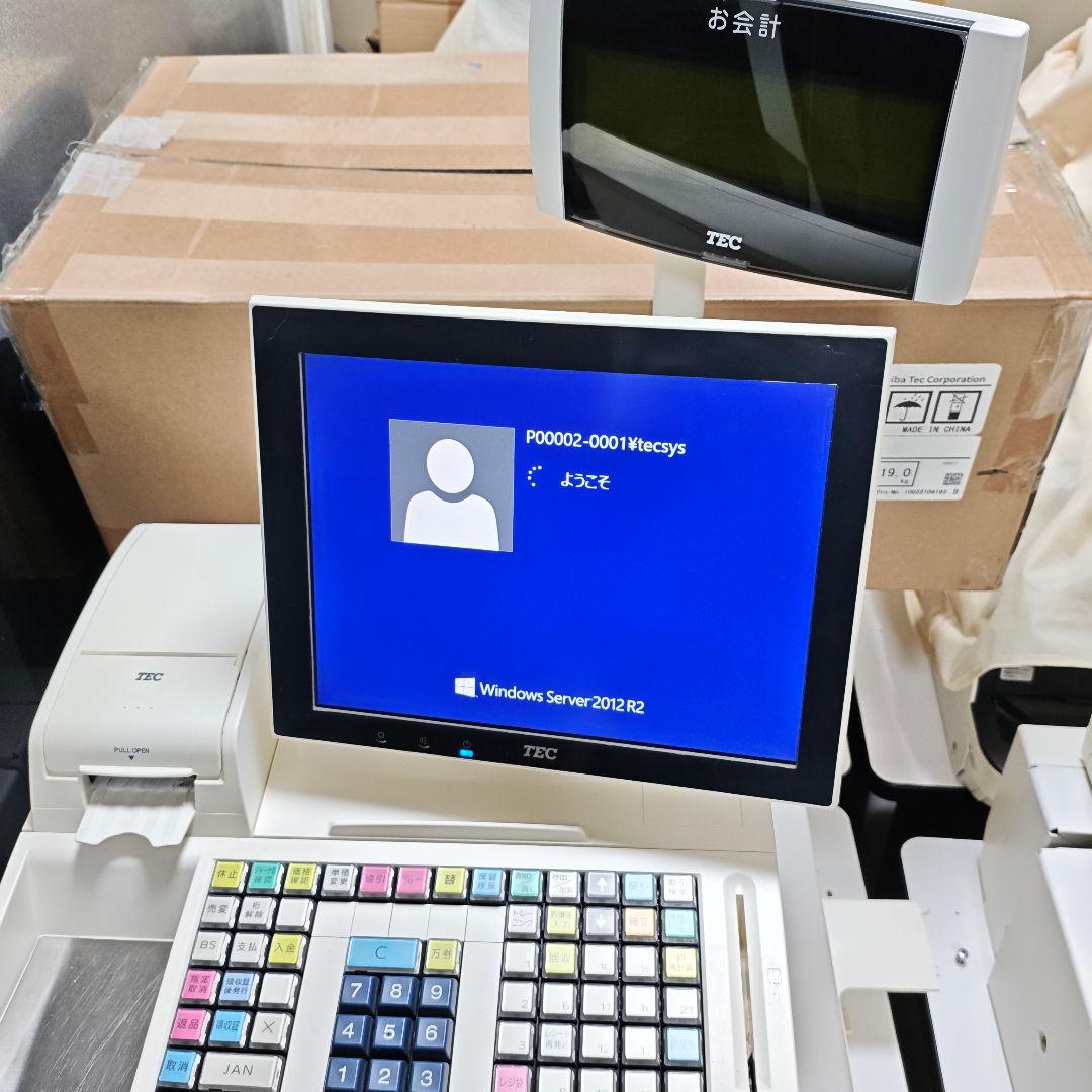 【ルミ】東芝TEC テック POSレジ M-8750 (MM) マスター機