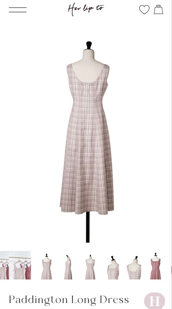 ワンピース Herlipto Paddington Long Dress
