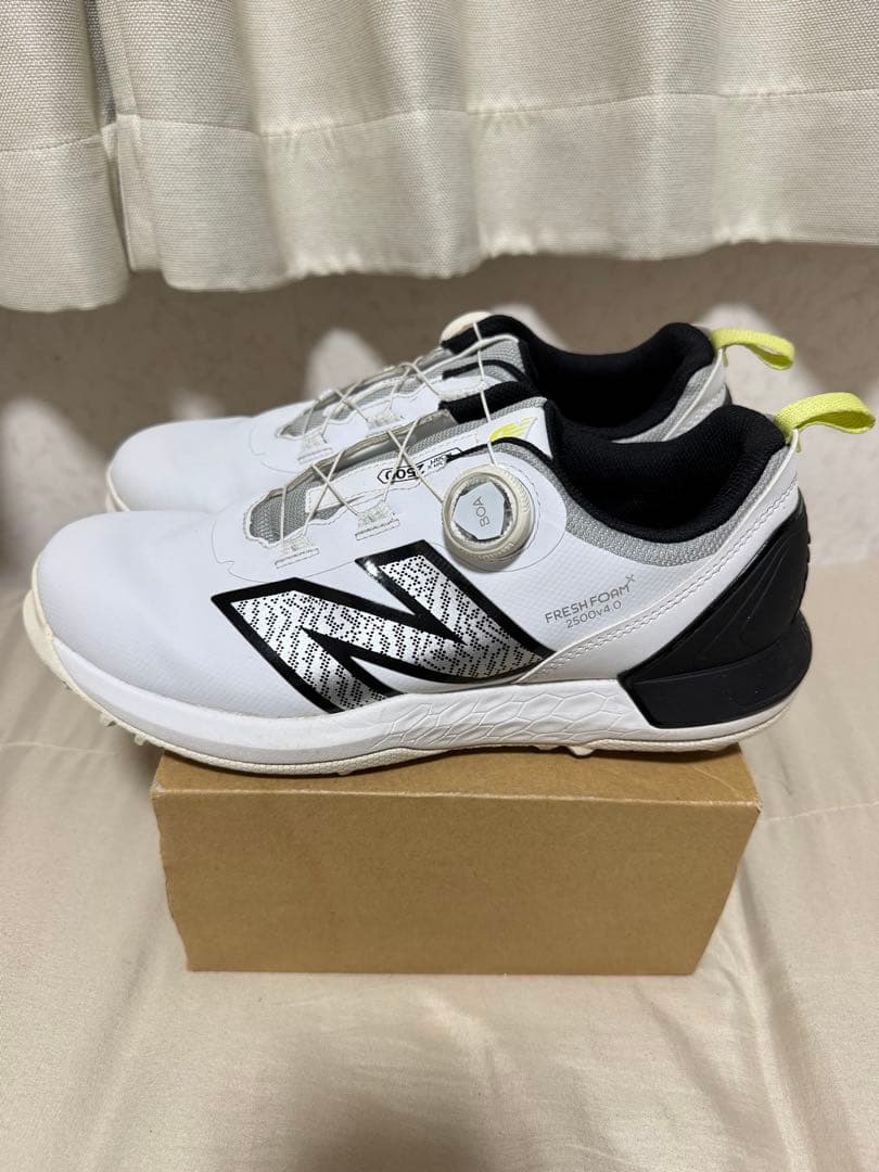 【美品】ニューバランス ゴルフ Fresh Foam X 2500 v4 BOA