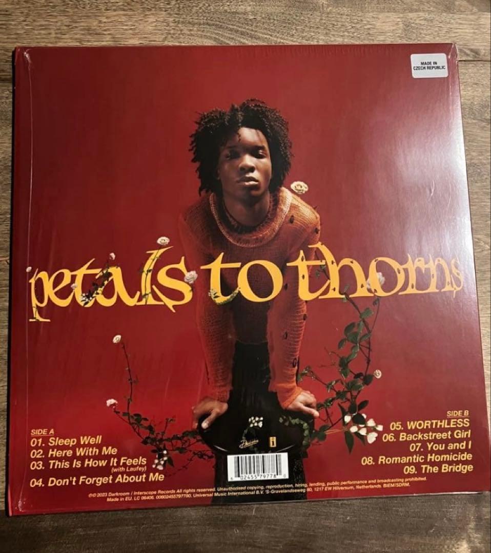 d4vd petals to thorns LP レコード